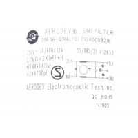 Сетевой фильтр для посудомоечной машины Haier 0124000821B