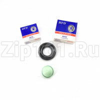 Ремкомплект бака стиральной машины Indesit, Hotpoint Ariston 6203, 6204, сальник 25*47*10 + смазка HYDRA-2