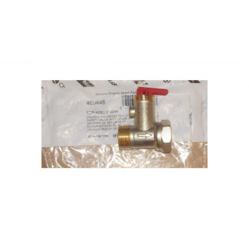 Клапан предохранительный для водонагревателя 3/4'' 8 Бар.(с флажком) Ariston 469446