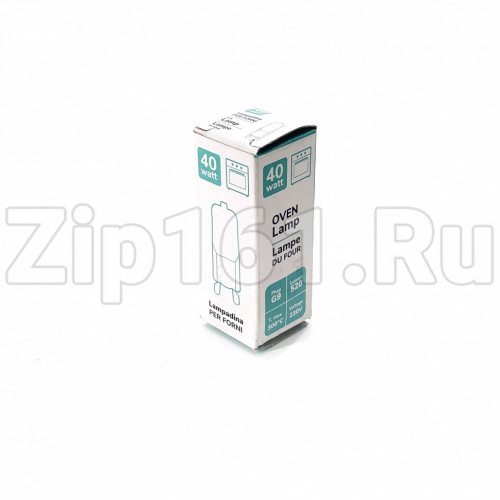 Лампочка духовки G9 40W 230V 300°