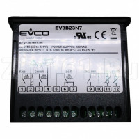 Программируемый контроллер EVCO EV3B23N7 230V 2Hp/8A/5A  ID974, 70х63х29мм