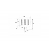 ТЭН для саун HARVIA 1700W 215 А 8/1,7 Т 220