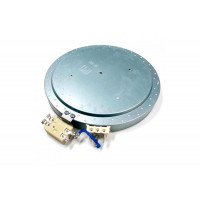 Электроконфорка 2х-зонная 2200W/1000W 230V Indesit C00089645