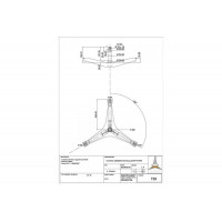 Крестовина барабана cod739 (H=126мм) DC97-15184A