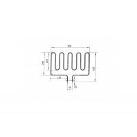 ТЭН для саун HARVIA ZSK-710 2500W 280 А 8/2,5 Т 220
