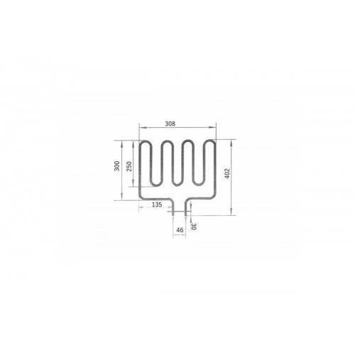 ТЭН для саун HARVIA ZSK700 2000W 260 А 8/2,0 Т 220
