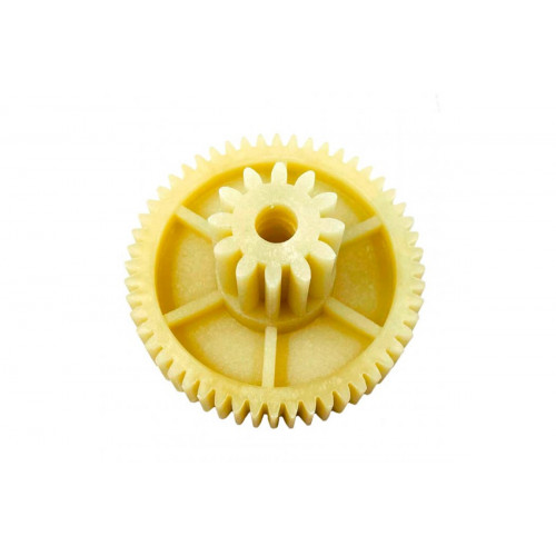 Шестерня мясорубки  белая СРЕДНЯЯ (D-65/25.5mm H42/