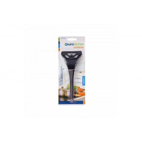 Скребок для чистки стеклокерамики, черный Eurokitchen RS-11N
