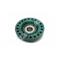 Суппорт в сборе 6203 подшипник (сторона шкива резьба против часов.) Electrolux Zanussi - 4071430971 - SKL cod099