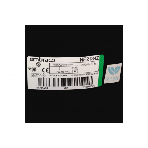 Компрессор Embraco NE 2134 Z (R134a) (W при -23.3° 356Вт) Indesit C00375347 низкотемпературный