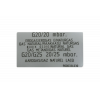 Комплект форсунок для природного газа, G20/20мБ, для встраиваемых, газовых варочных панелей 12012005