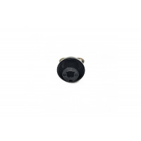 Ручка регулировки конфорок для кухонных плит Indesit Ariston цвет-черный C00110586